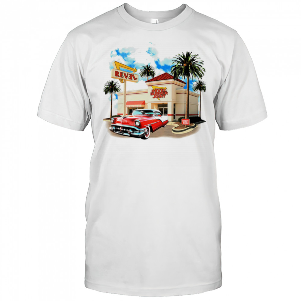 Revel burger joint oversized shirt