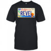 Revel California car plate oversized shirt