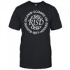 Rhode Island School Of Design 1877 Blue 84 Medallion T-Shirt