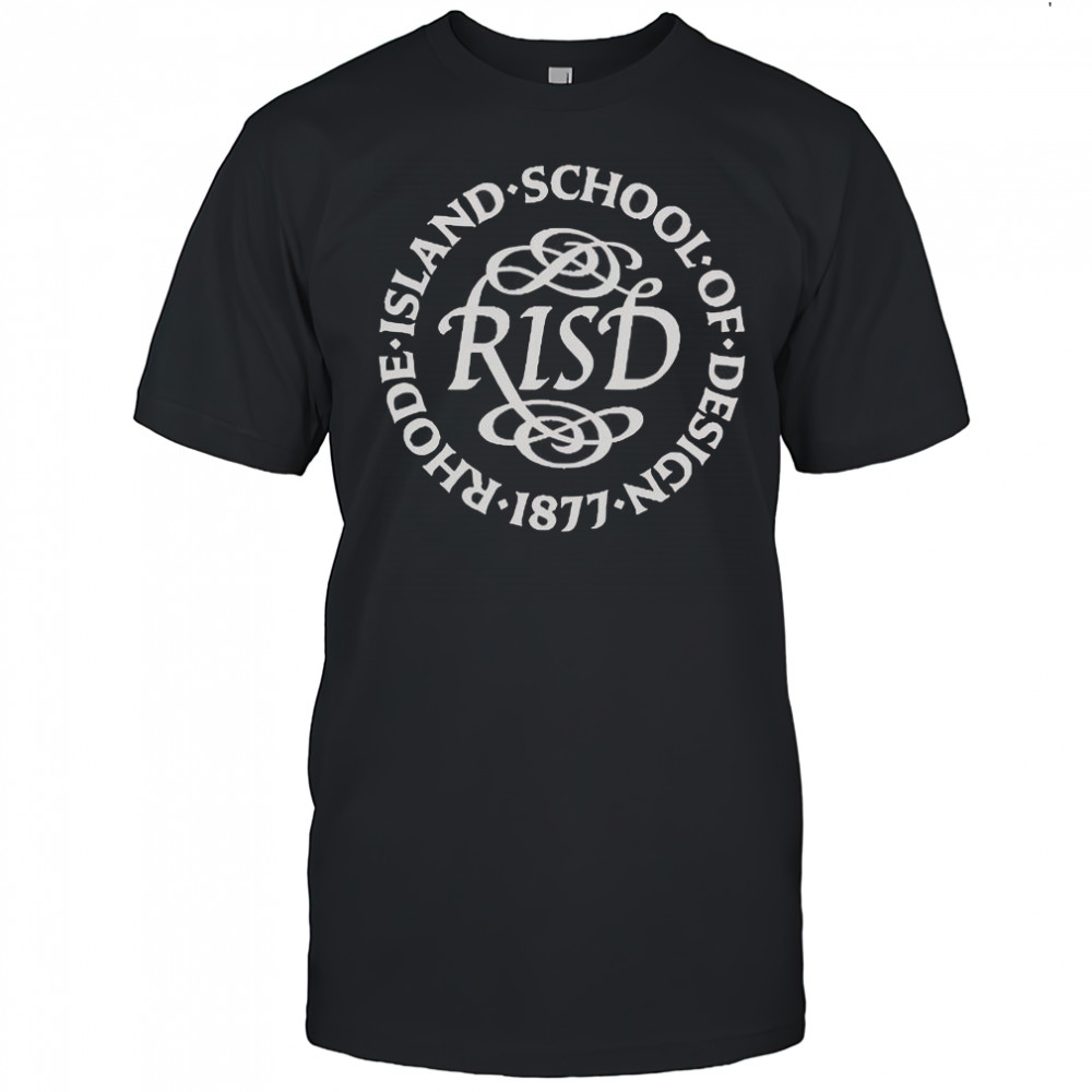 Rhode Island School Of Design 1877 Blue 84 Medallion T-Shirt