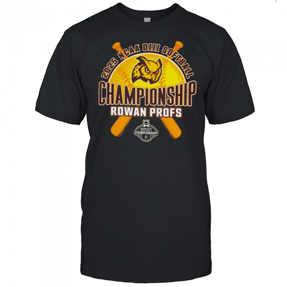 Rowan Profs 2025 NCAA DIII Softball Championship T-Shirt