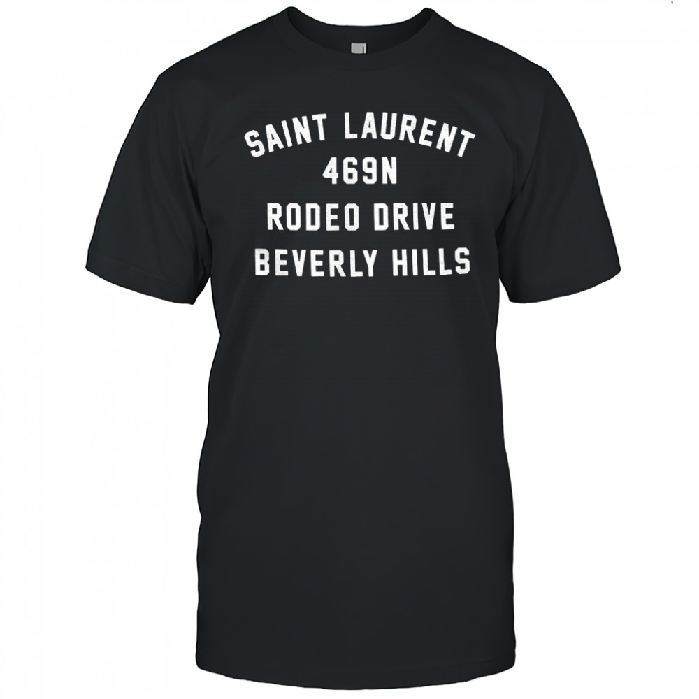 Saint Laurent 469n Rodeo Drive Beverly Hills shirt