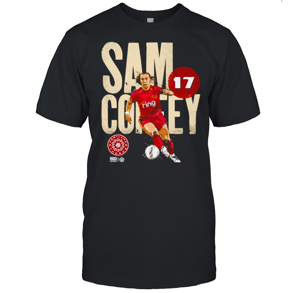 Sam Coffey Portland Thorns FC bold shirt