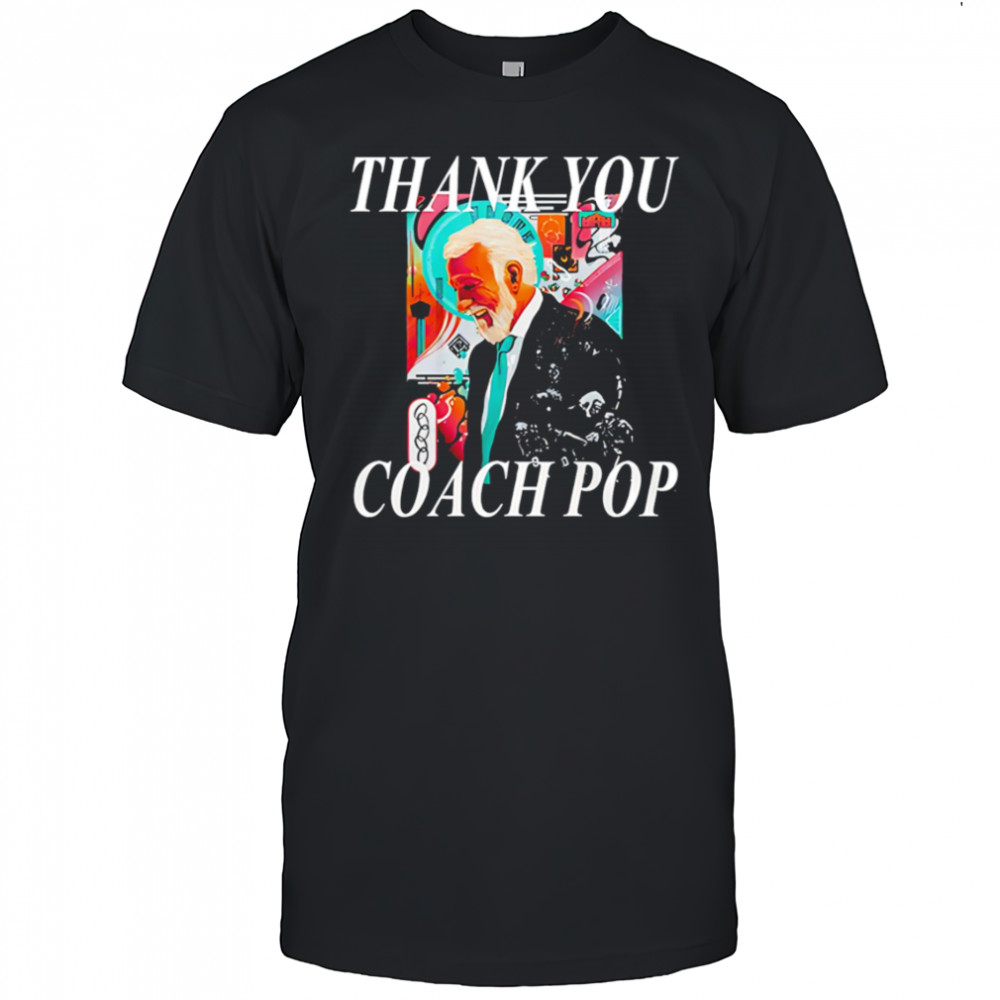 San Antonio Spurs Thank you Coach Gregg Popovich Special shirt
