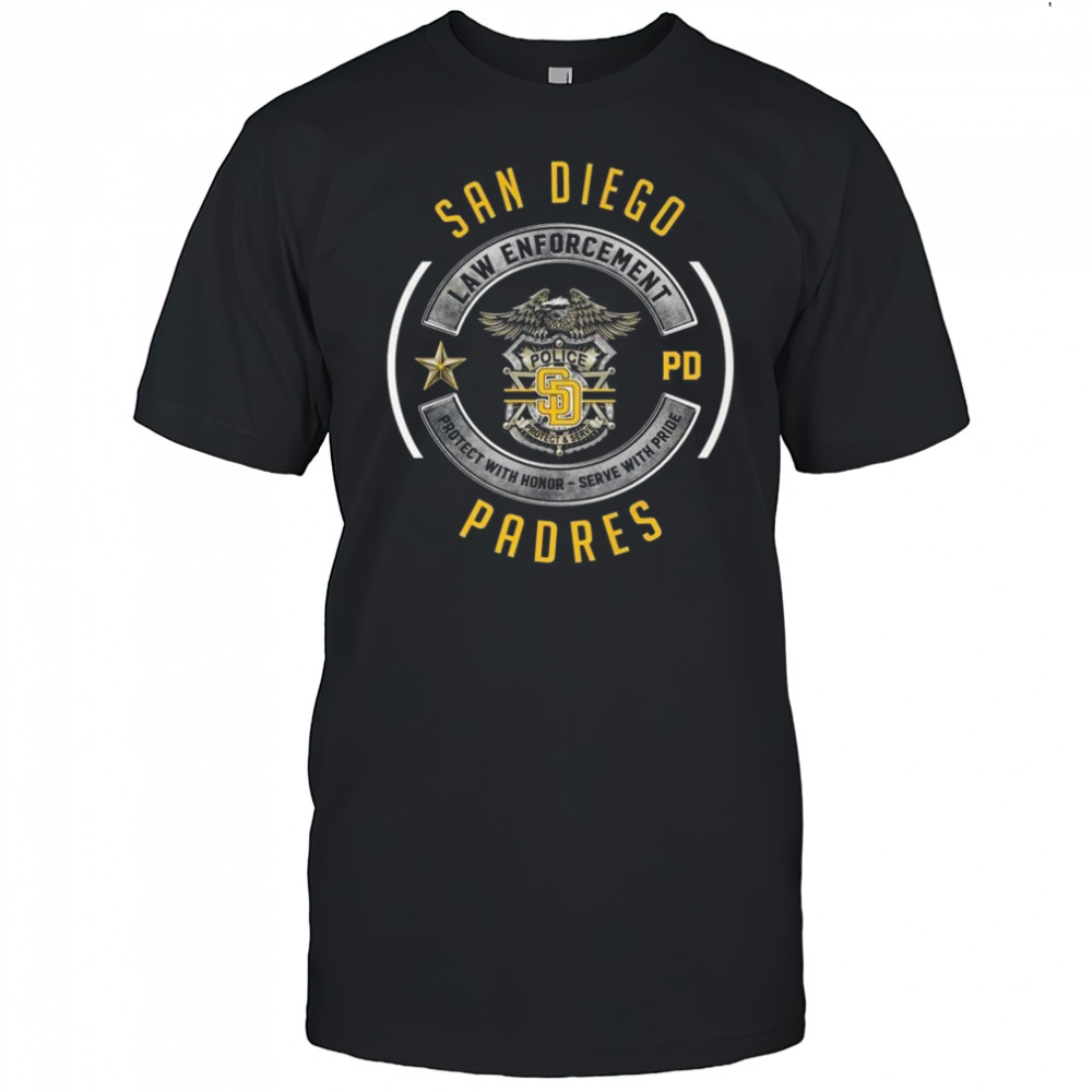 San Diego Padres Law Enforcement 2025 Shirt
