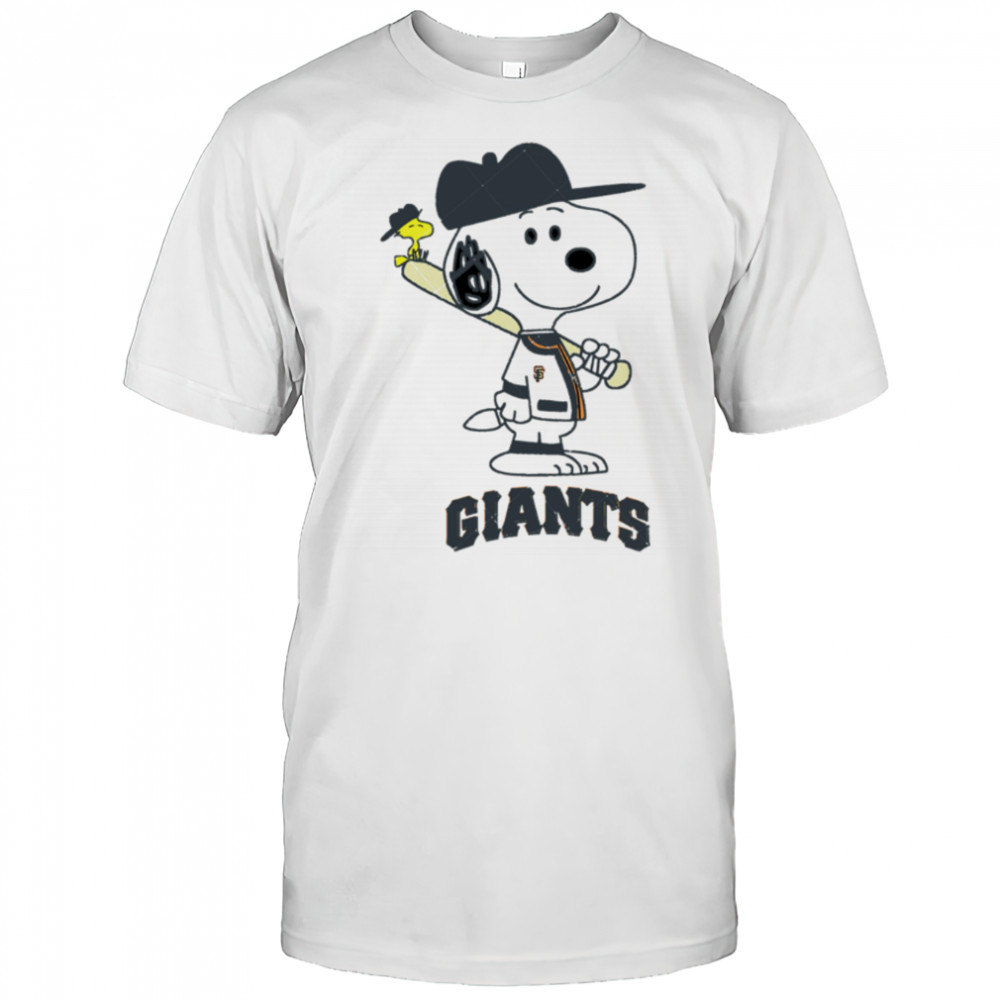 San Francisco Giants Snoopy Baseball funny cartoon shirt