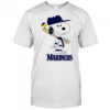 Seattle Mariners Snoopy Baseball funny cartoon shirt