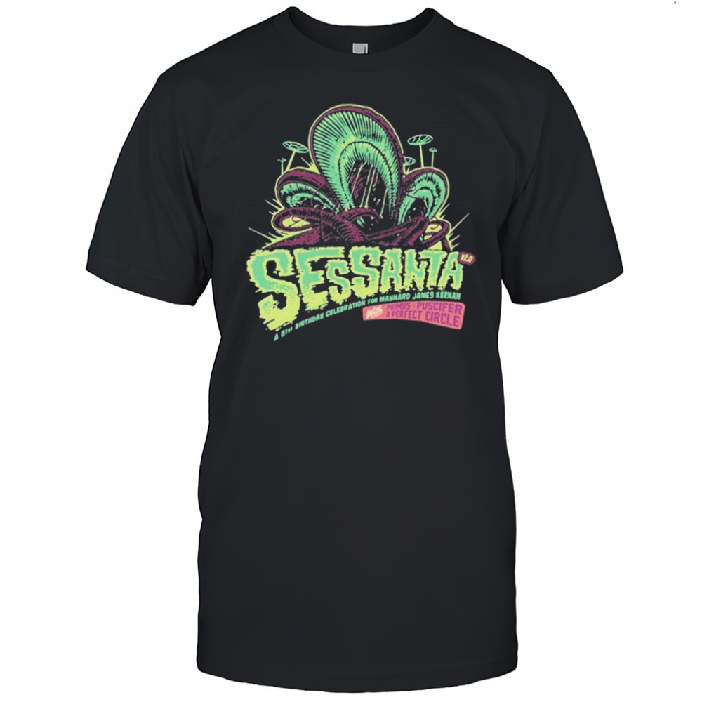 Sessanta Primus Puscifer And Perfect Circle Music Pavilion Charlotte North Carolina May 10, 2025 Tour T-shirt