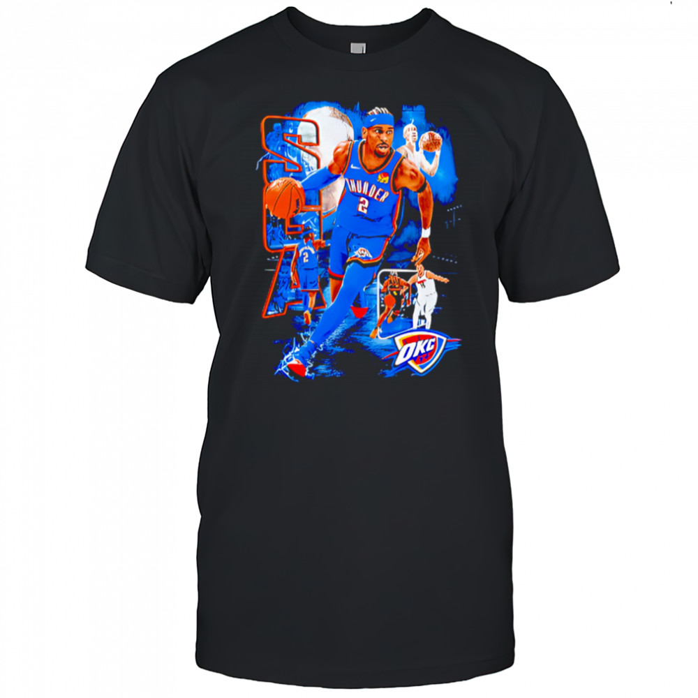 SGA Shai Gilgeous-Alexander OKC graphic shirt
