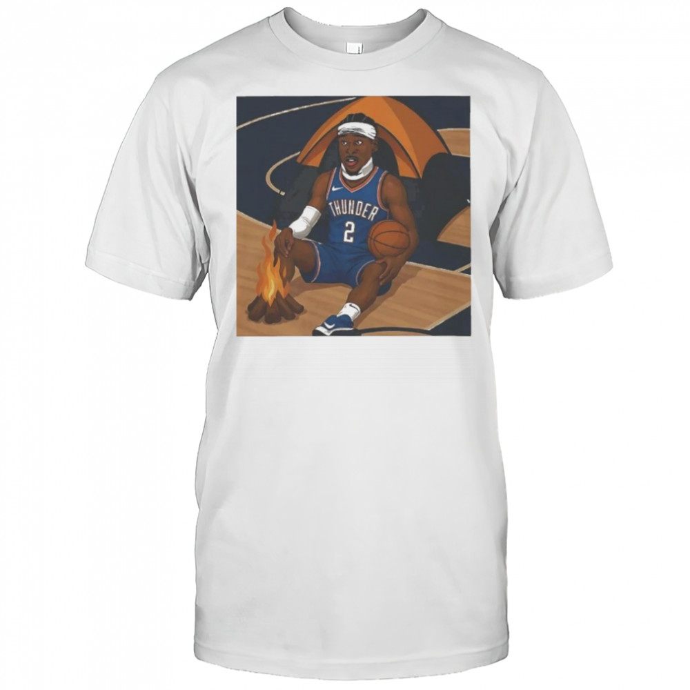 Shai Gilgeous-Alexander On Fire Shirt