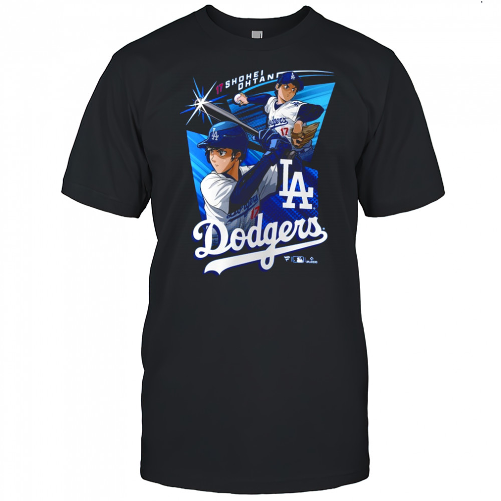 Shohei Ohtani 17 Los Angeles Dodgers MLB Anime Player t-shirt