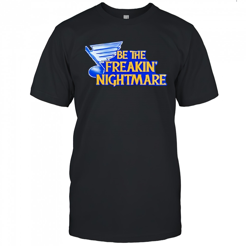 Show your blues pride with this nightmare inspired shirt