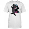 Skate Shark roller skating funny cartoon shirt