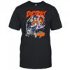 Skull Detroit Tigers riding space ship shirt