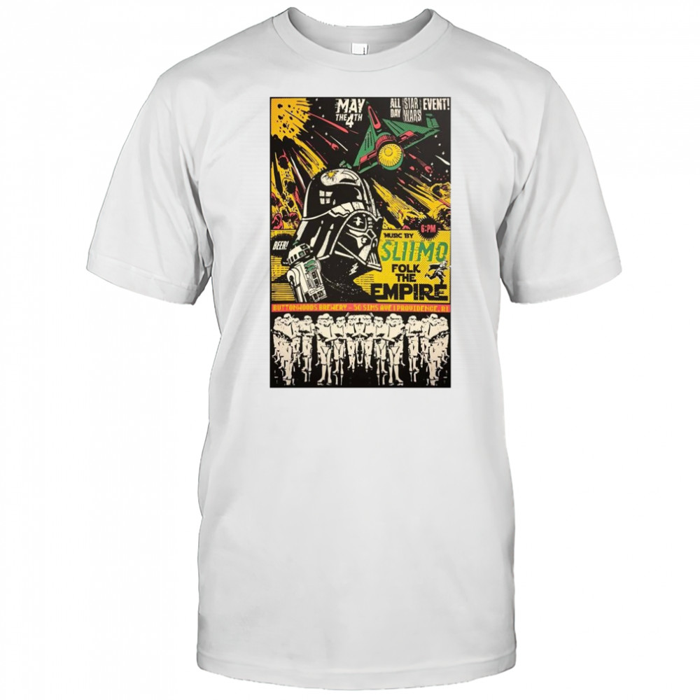 Slimo and Folk The Empire Buttonwoods Brewery On May 4 2025 Shirt