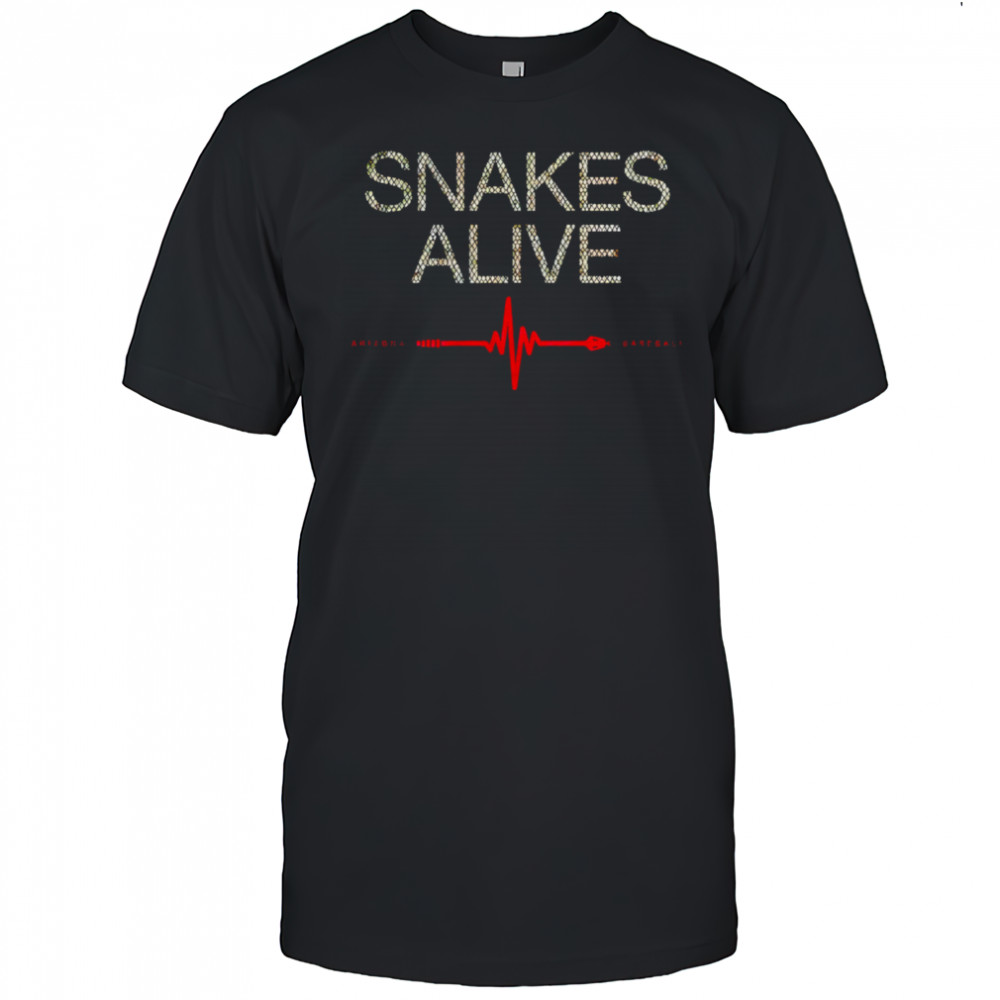 Snakes Alive Arizona Baseball heart rate shirt