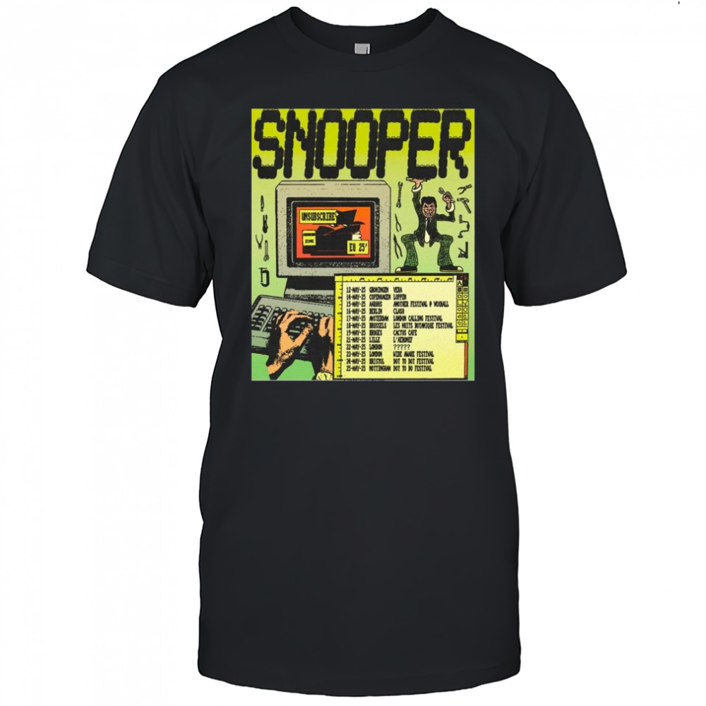 Snooper EU 2025 Tour Shirt