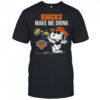 Snoopy And Woodstock New York Knicks Make Me Drink T-Shirt