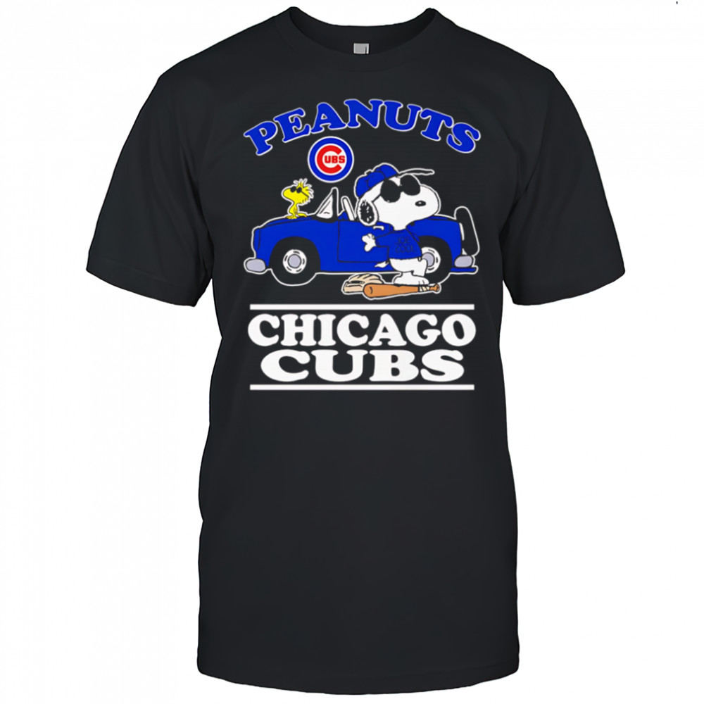 Snoopy and Woodstock Peanuts Chicago Cubs shirt