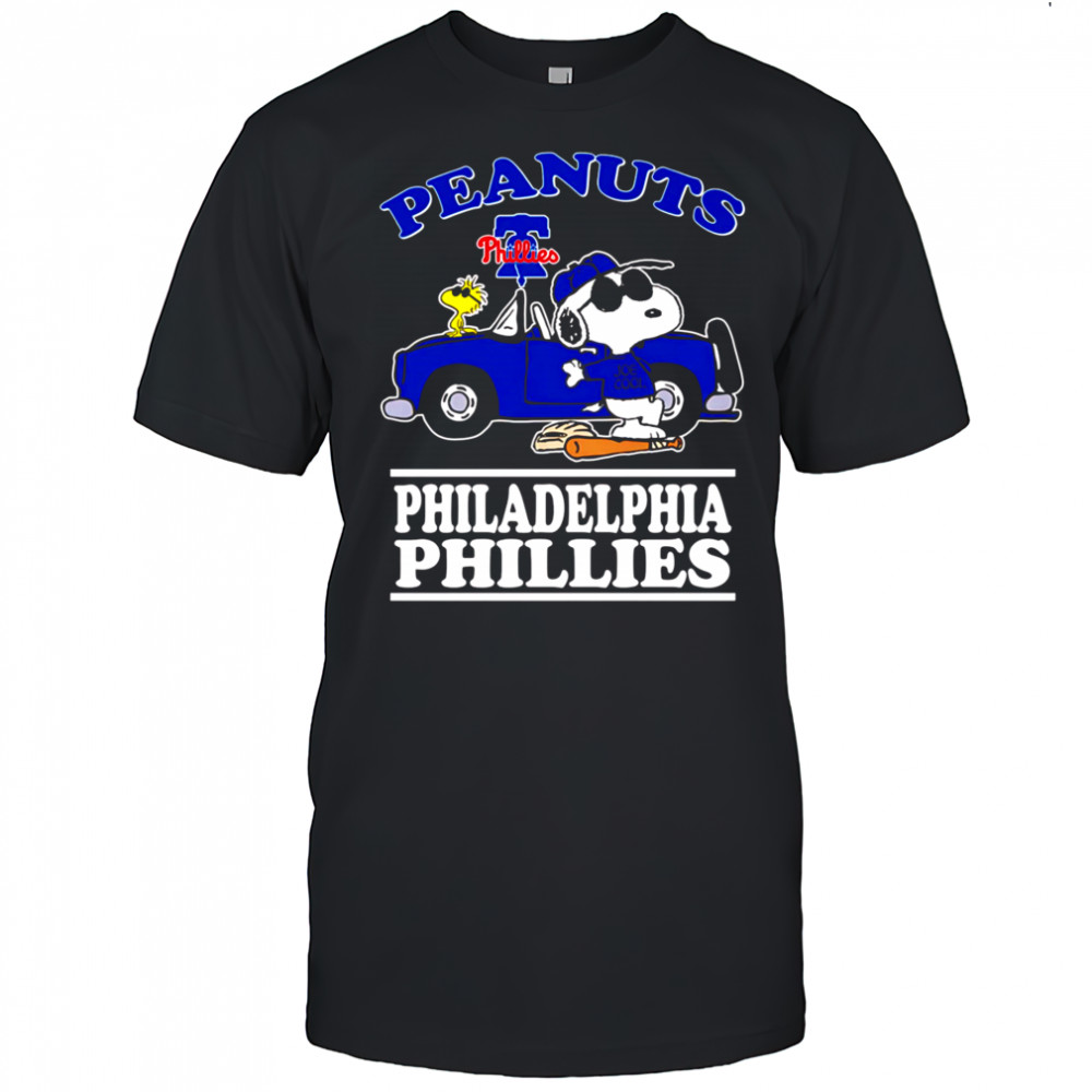 Snoopy and Woodstock Peanuts Philadelphia Phillies shirt