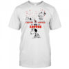 Snoopy before coffee after coffee no coffee shirt