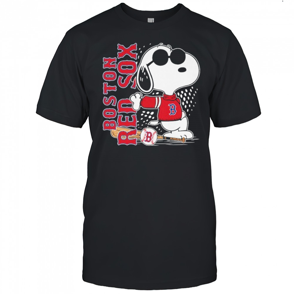 Snoopy Fan Boston Red Sox X The Peanuts T-shirt
