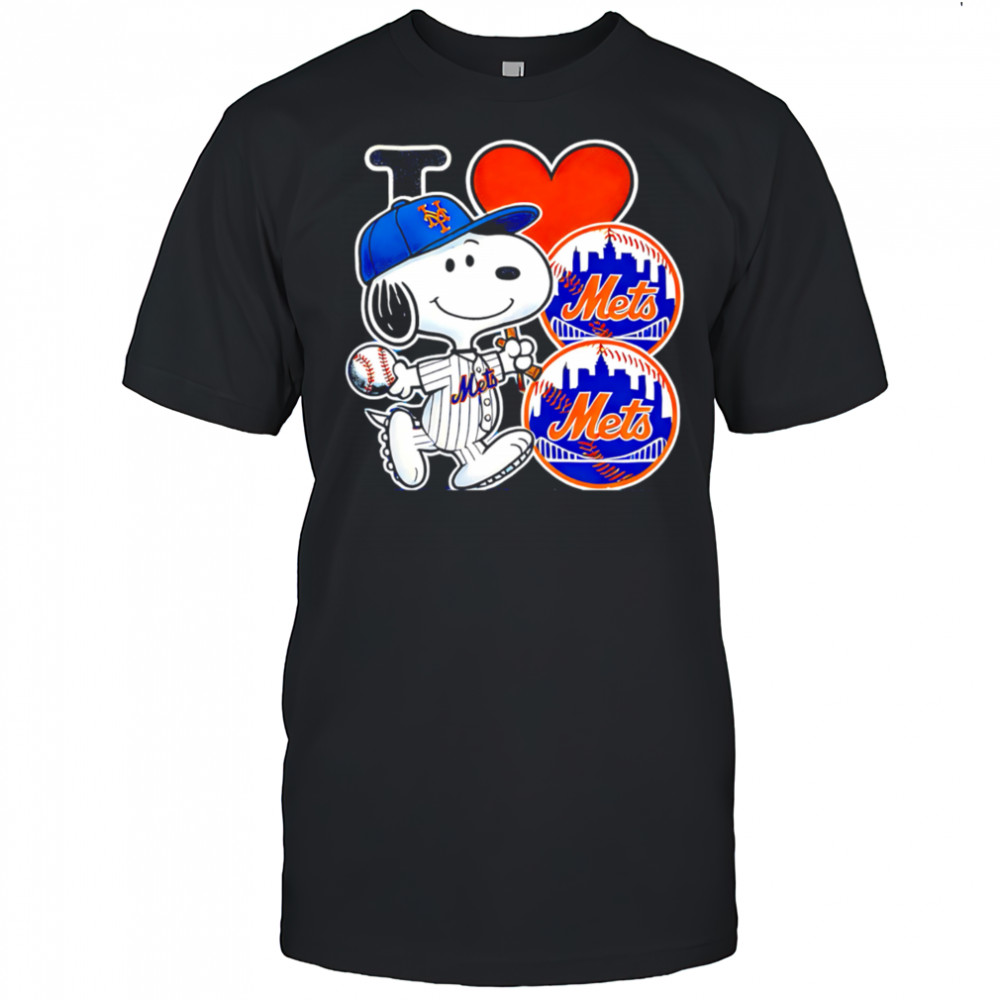 Snoopy I Love New York Mets shirt