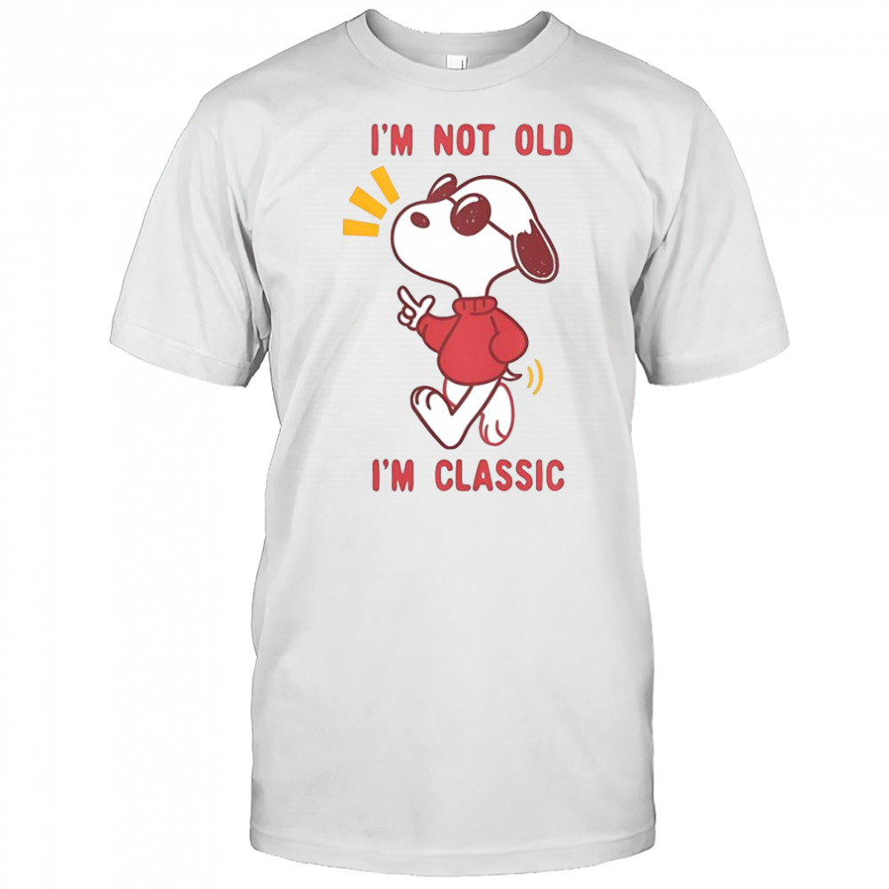 Snoopy I’m Not Old I’m Classic Beagle T-Shirt