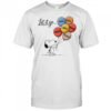 Snoopy let it go fear envy hate anger regret shirt