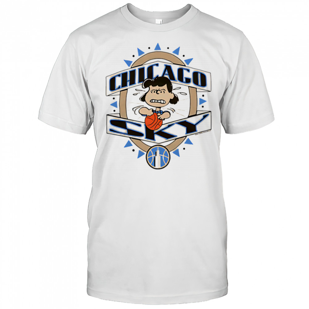 Snoopy Peanuts Lucy x Chicago Sky basketball shirt