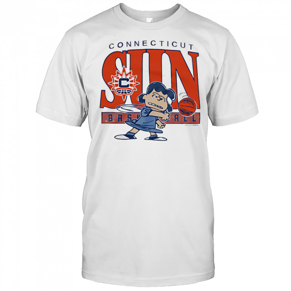 Snoopy Peanuts Lucy x Connecticut Sun basketball shirt