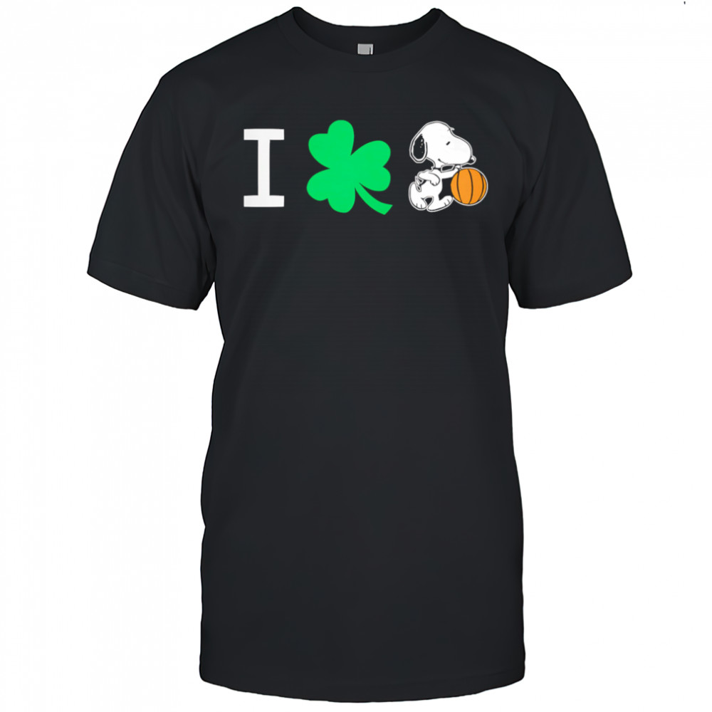 Snoopy St Patricks Day basketball shirt