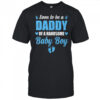 Soon To Be A Daddy Of A Handsome Baby Boy Announcement shirt