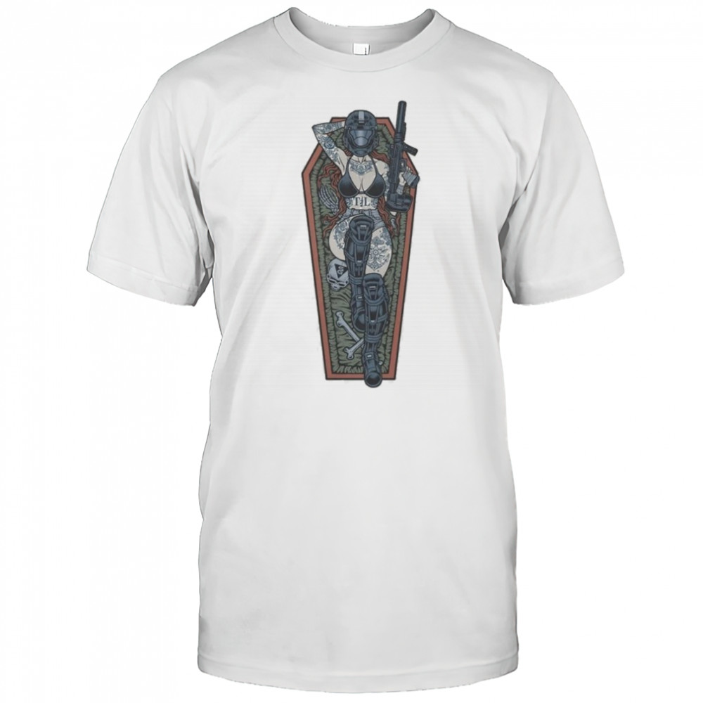 Space Siren Threat Llama T-shirt