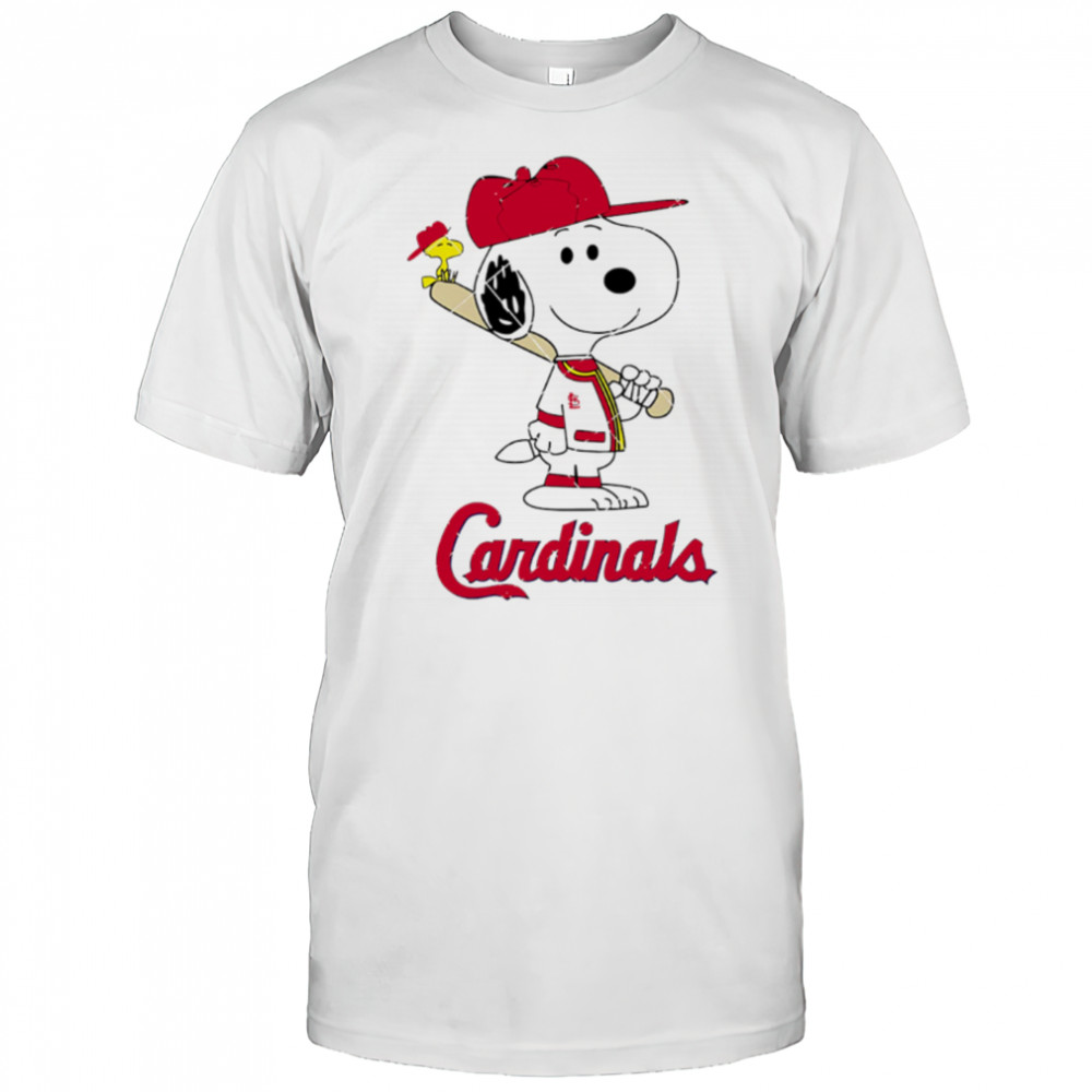 St Louis Cardinals Snoopy Baseball funny cartoon shirt