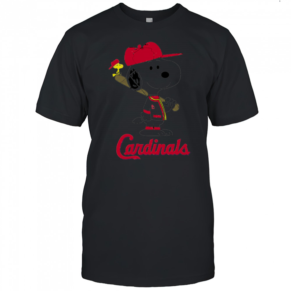 St Louis Cardinals Snoopy Baseball funny cartoon shirt