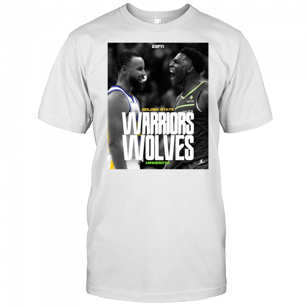 Stephen Curry Golden State Warriors Vs Ant Man Anthony Edwards Minnesota Timberwolves t-shirt