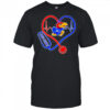 Stethoscope heart Kansas Jayhawks shirt