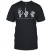 Subtle antI Trump sign language fdt shirt
