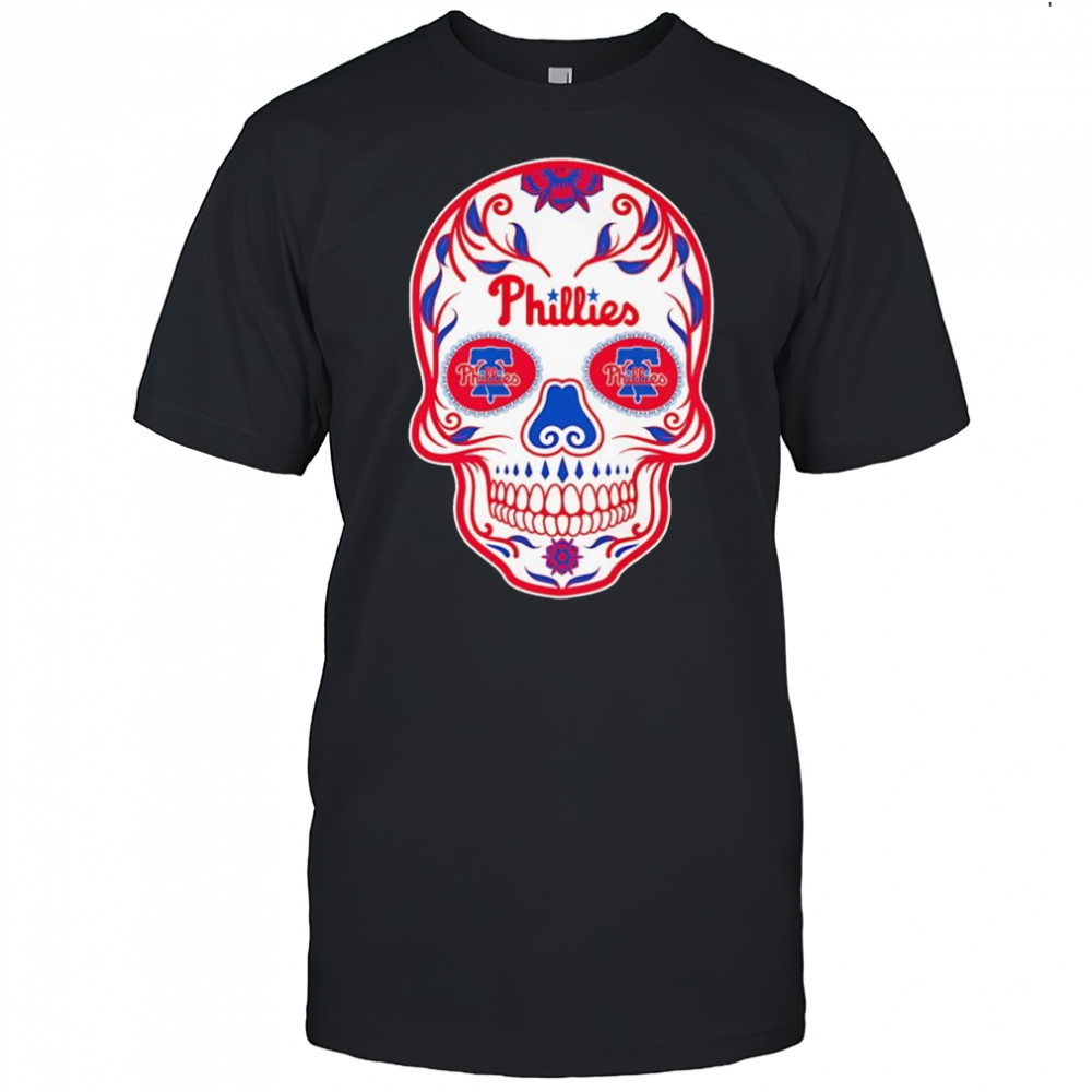 Sugar skull Philadelphia Phillies shirt
