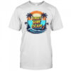 Sunset surf escape vintage shirt
