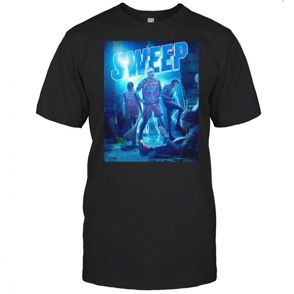 Sweep Oklahoma City Thunder game 4 win Memphis Grizzlies player shirt