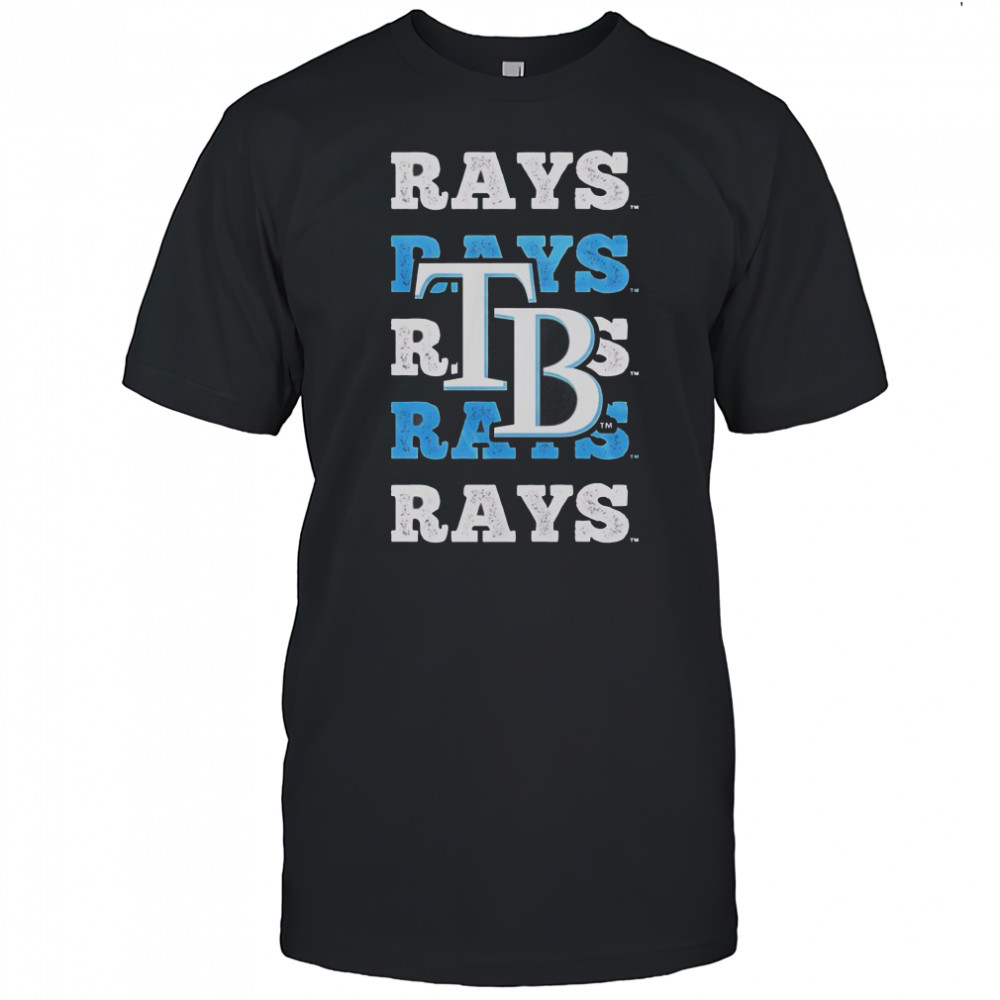 Tampa Bay Rays Logo Repeat T-Shirt