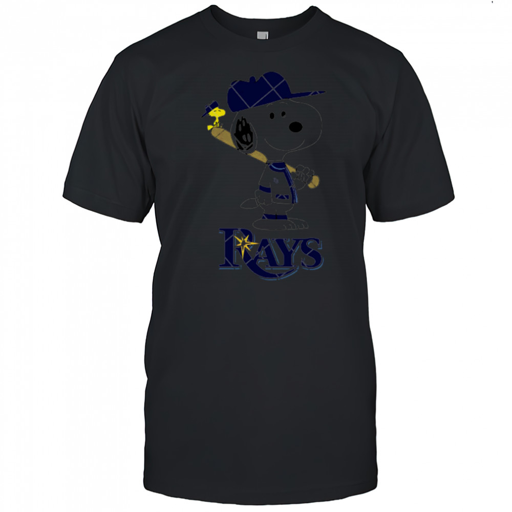 Tampa Bay Rays Snoopy Baseball funny cartoon shirt