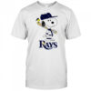 Tampa Bay Rays Snoopy Baseball funny cartoon shirt
