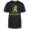 Teambrown Willie Stargell Baseball Hall Of Fame Member Signature T-Shirt