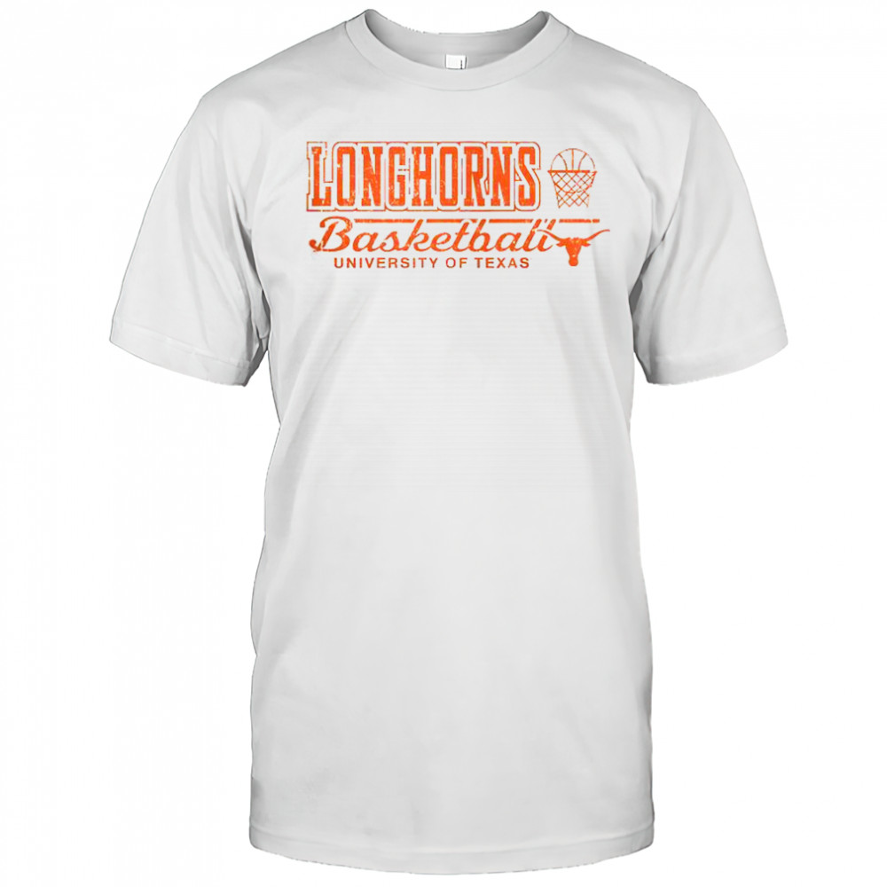 Texas Longhorns Vintage Basketball University Of Texas T-Shirt
