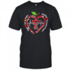 Texas Tech Red Raiders teach love inspire teaching is a work of heart shirt