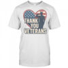 Thank You Veterans America Heart T-Shirt