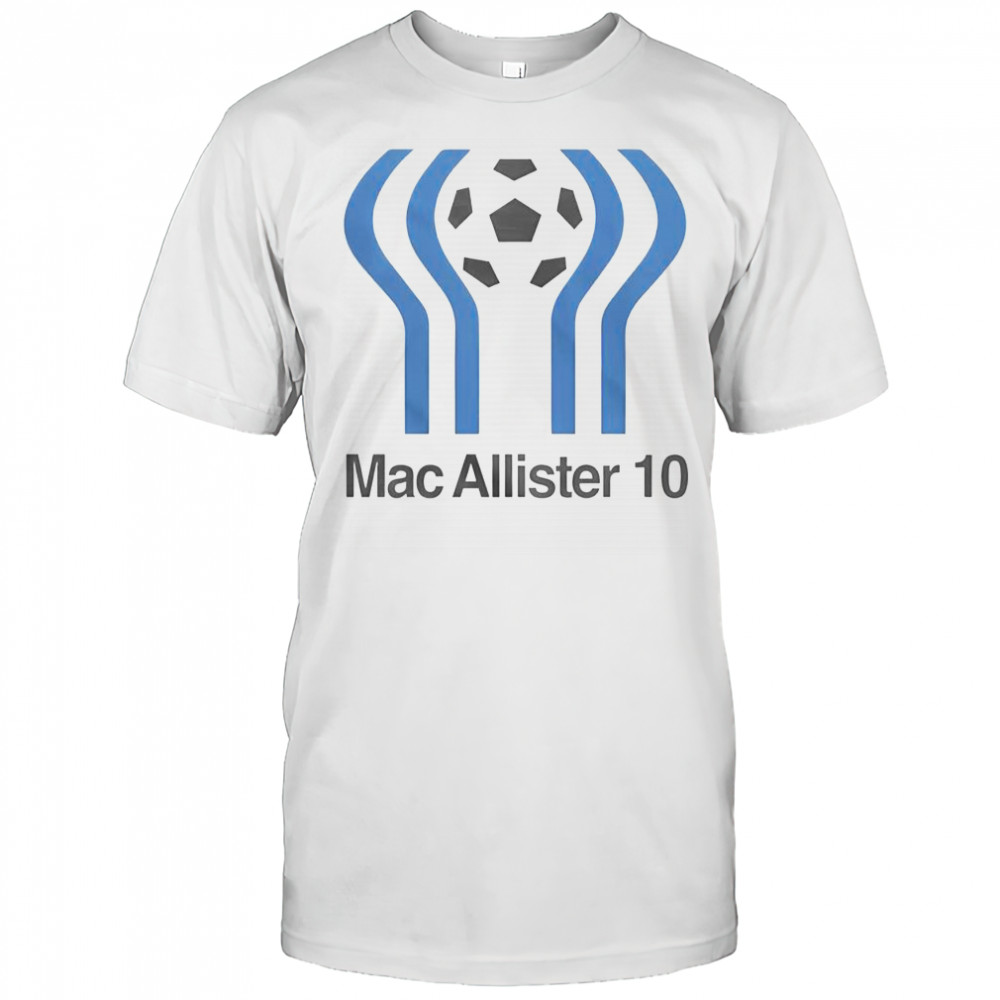 The Anfield Wrap Mac Allister 10 Liverpool T-Shirt